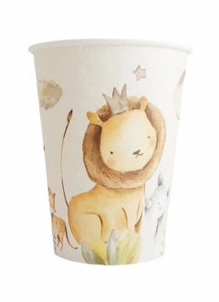 VASO POLIPAPEL JUNGLA x10