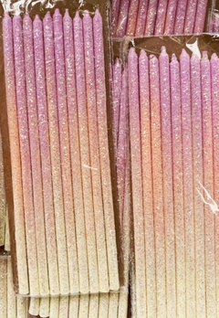 VELA FINITA DEGRADE ROSA