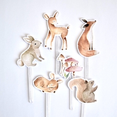 MINI TOPPERS CIERVITO x6