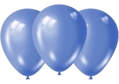 GLOBO 12" LISO STANDARD AZUL