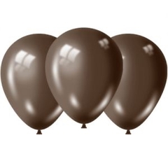 GLOBO 12" LISO STANDARD CHOCOLATE