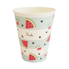 VASO POLIPAPEL SANDIA x10