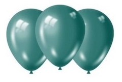 GLOBO 12" LISO STANDARD AQUAMARINA