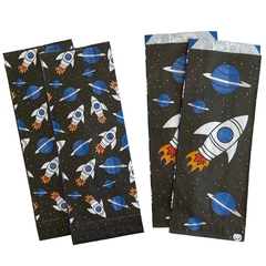 SOBRE DE PAPEL COHETE ESPACIAL X10