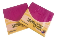 SERVILLETA DE PAPEL FUCSIA x 20