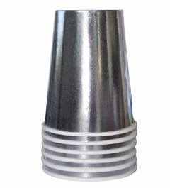 VASO POLIPAPEL PLATEADO