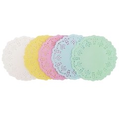 BLONDAS VERDE AQUA PASTEL REDONDAS x25u