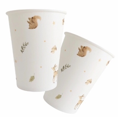 VASO POLIPAPEL ANIMALITOS TIERNOS x10
