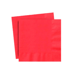SERVILLETA ECONÓMICA ROJA x20