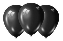 GLOBO 12" LISO STANDARD NEGRO