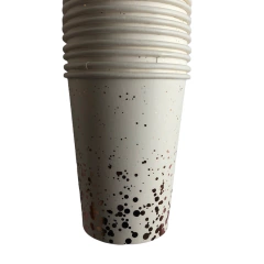 VASO POLIPAPEL CONFETI ROSE x10