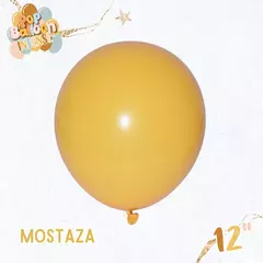 GLOBOS INTENSE 12" by POP BALLOON MOSTAZA