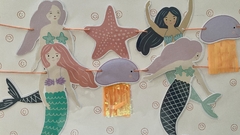 GUIRNALDA SIRENAS Y MEDUSAS - comprar online
