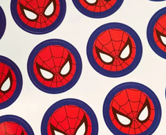 PLANCHA STICKER HOMBRE ARAÑA x12