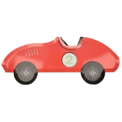 PLATO FORMA AUTO ROJO