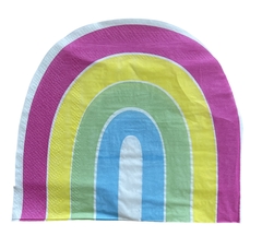 SERVILLETA FORMA ARCOIRIS x20 unidades