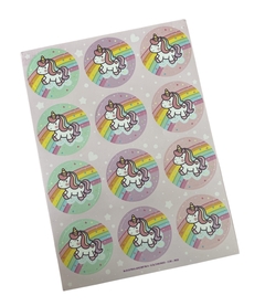 PLANCHA STICKER "Unicornio Magic Rainbow”