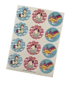 PLANCHA STICKER "Unicornio Mix”