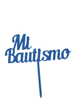 TOPPER PLASTICO “MI BAUTISMO” CELESTE