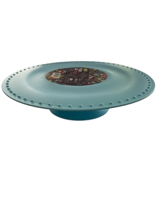 PLATO DE TORTA CELESTE (310x70mm) 32 cm - comprar online