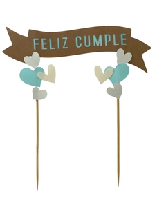 TOPPER CORAZONES - comprar online