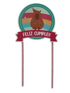 CAKE TOPER “CAPIBARA” - comprar online