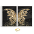 Borboleta Asas Luzes Azul Dourado - comprar online