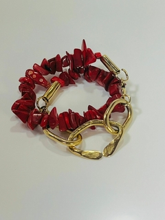 Imagen de Pulsera Curva Coral