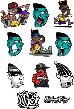 Pack de Stickers na internet