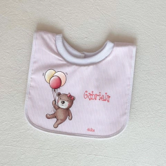 Babero con protección "osa globos" - comprar online