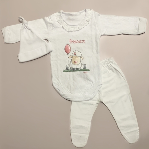 Ajuar "Hello Baby" Oveja Sentada