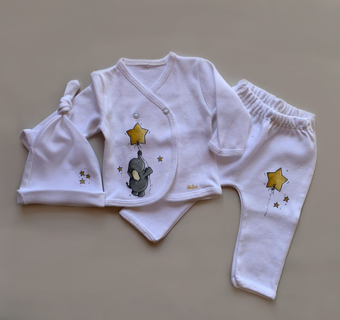 Ajuar "Hello Baby" Elefante Estrella