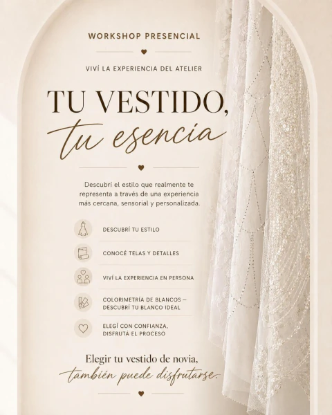 Workshop nupcial PRESENCIAL