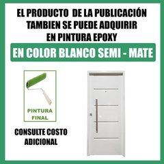 Puerta de chapa inyectada Nº 20. Con postigo superior de abrir. De 0.80 x 2.00 - comprar online