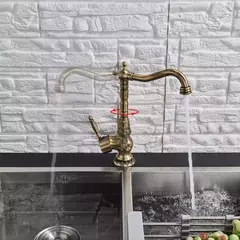Griferia De Cocina Labrada Bronce Monocomando Vintage valemma Autor DA08-AB/AB0817 (colores)