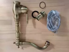 Grifería De Diseño Vintage Bronce Antiguo Cocina Baño Valemma glomma 86281-AB - Mosaico BA