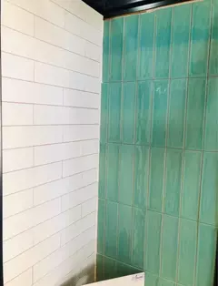 Azulejo Acuarela Iceland 7,7 X 30,5 Verde Agua brillante x m2 segunda calidad en internet