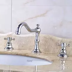 Griferia Baño Mesada 3 Piezas Vintage Cromo Brillante Bacha valemma 8673-C - tienda online