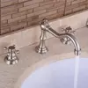 Griferia Baño Mesada 3 Piezas Vintage Niquel Mate Bacha valemma 8673-N