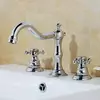 Griferia Baño Mesada 3 Piezas Vintage Cromo Brillante Bacha valemma 8673-C