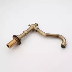 Griferia Baño Mesada 3 Piezas Vintage Bronce Cepillado Antiguo Bacha valemma 8673-AB - tienda online