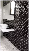 Azulejo Acuarela Iceland 7,7 X 30,5 negro brillante Caja 1.17m2 - comprar online