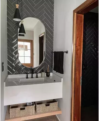 Azulejo Acuarela Iceland 7,7 X 30,5 Gris Oscuro Caja 1.17m2 - comprar online