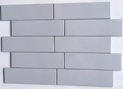 Revestimiento ceramico 7.5x25cm brillante varios colores importado - comprar online