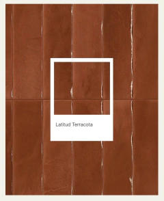 Azulejo Acuarela LATITUD 7,7 X 30,5 cm TERRACOTA x m2 en internet