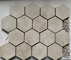 Malla Revestimiento Ceramica Ciment Arena Hexagono 70mm en internet