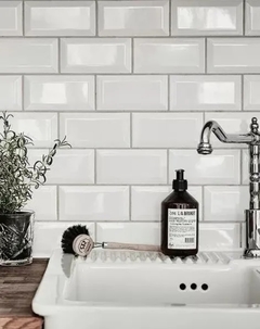Ceramica Subway 7.5x15cm Bisel Blanco Brillante 0.68m2 por caja - tienda online