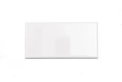 Azulejo Ceramica Española Subway 10x20cm LISO BLANCO BRILLANTE por unidad suelta - comprar online