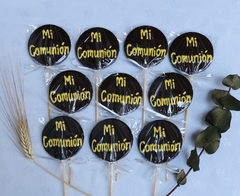 Imagen de Paletas de chocolate personalizadas x 20 unidades